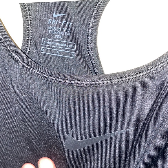 Nike Pro Black Sport Bra - sz M - Picture 2 of 4